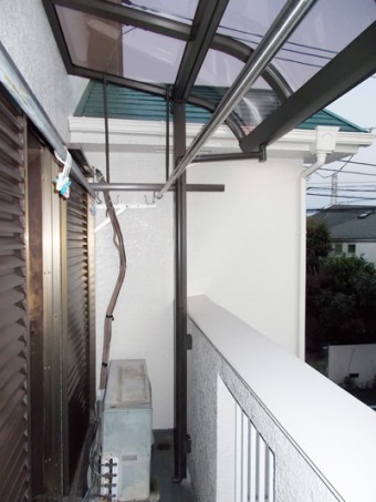 テラス屋根取付工事